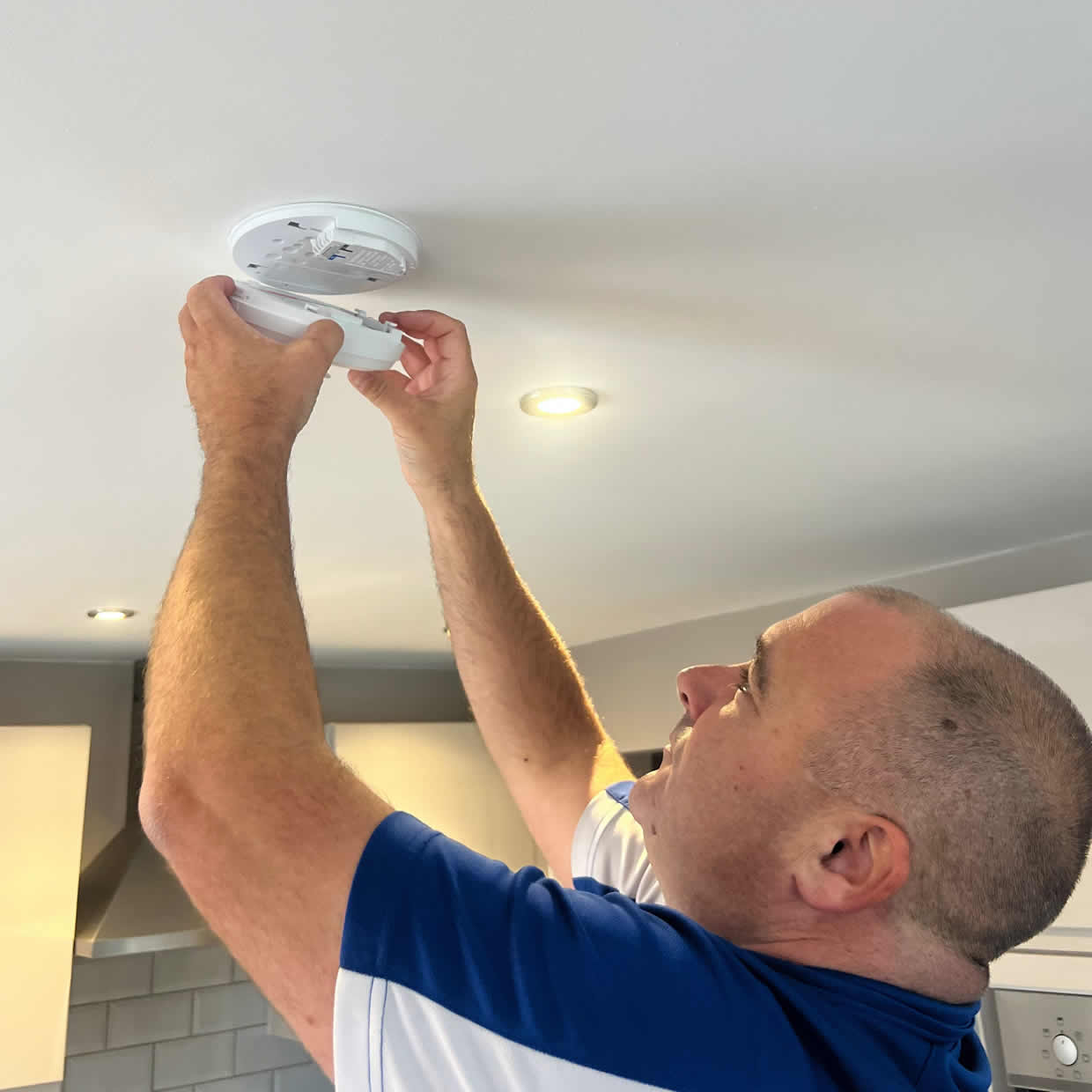 Smoke alarm installation service in Eccles